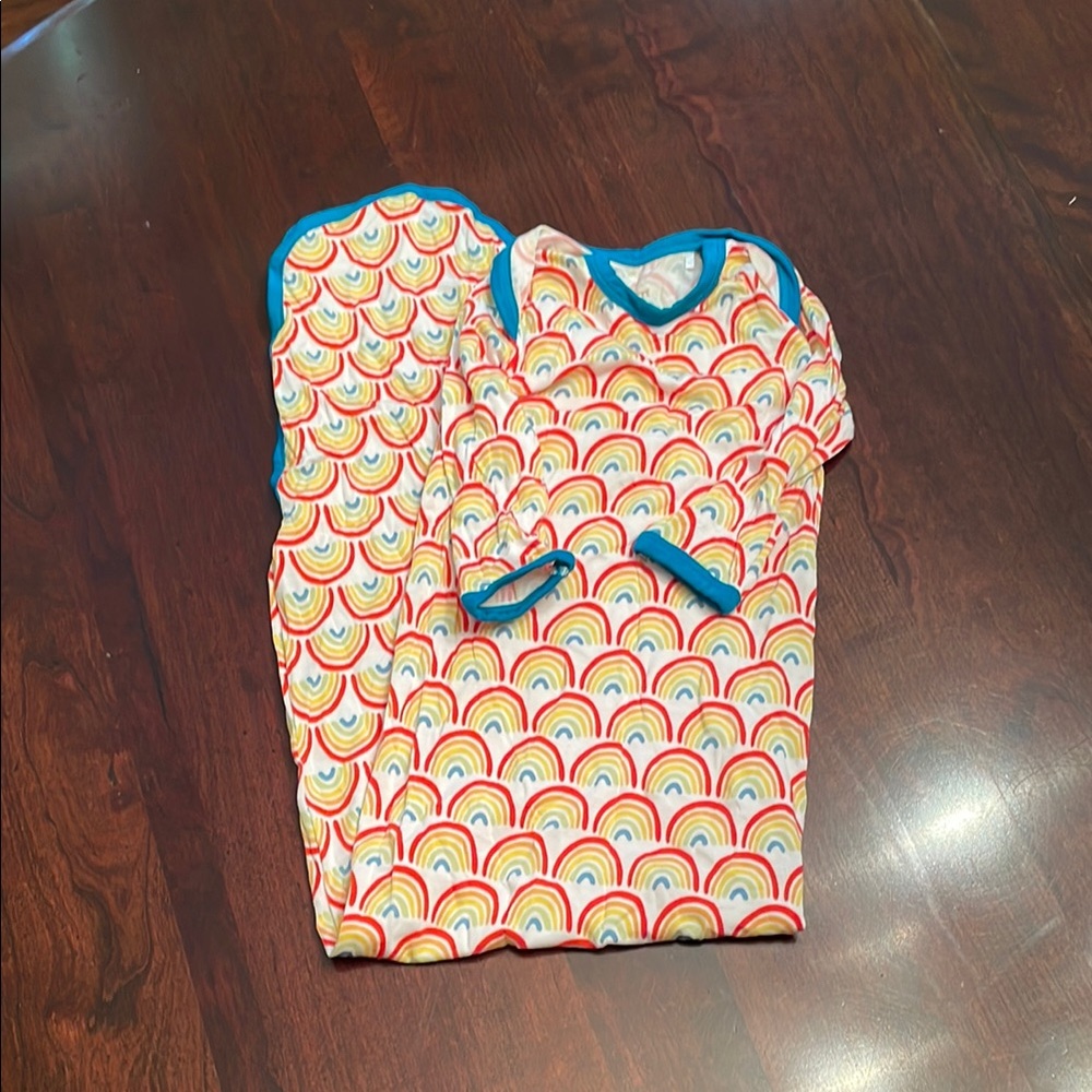 Little Sleepies Rainbow Kids Pajamas Nightgown